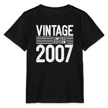 Vintage 2007 Limited Edition - Stanley/Stella MINI CREATOR Kids’ T-Shirt - black - Front - Mikhail (115cm)