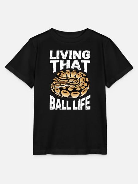Königspython Schlangen Liebhaber Terrarium Python - Stanley/Stella Kinder T-Shirt MINI CREATOR  - Schwarz