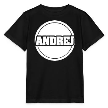 Légendaire Andrej - T-shirt bio MINI CREATOR Stanley/Stella Enfant - noir - Devant - Mikhail (115cm)