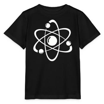 Art en ligne de maquettes atomiques - T-shirt bio MINI CREATOR Stanley/Stella Enfant - noir - Devant - Mikhail (115cm)