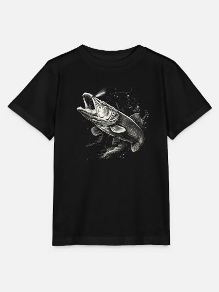 Hecht Angler - Stanley/Stella Kinder T-Shirt MINI CREATOR  - Schwarz