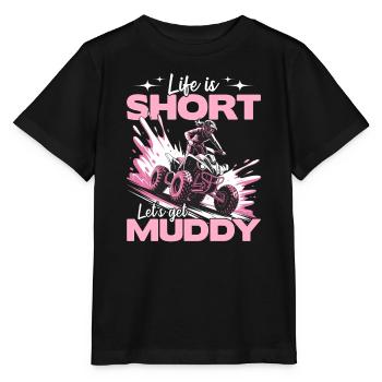 Quad ATV Femme Fille Quad Quad - T-shirt bio MINI CREATOR Stanley/Stella Enfant - noir - Devant - Mikhail (115cm)
