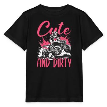 Quad ATV Femme Fille Quad Quad - T-shirt bio MINI CREATOR Stanley/Stella Enfant - noir - Devant - Mikhail (115cm)