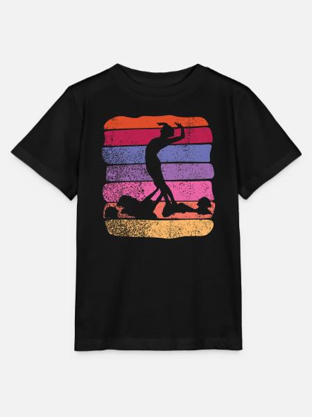 Artistic Swim Team Synchronschwimmen - Stanley/Stella Kinder T-Shirt MINI CREATOR - Schwarz