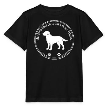 Lustiger Labrador Retriever Schwarzer Labrador-Apportierhund - Stanley/Stella Kinder T-Shirt MINI CREATOR  - Schwarz - Vorne - Mikhail (115cm)