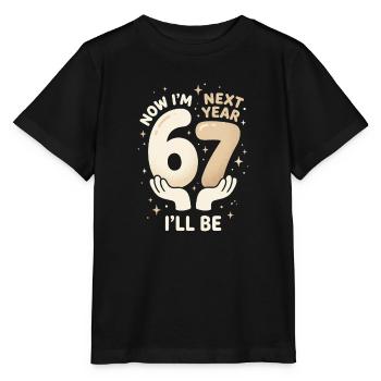 Conception amusante pour la célébration du 67e anniversaire - T-shirt bio MINI CREATOR Stanley/Stella Enfant - noir - Devant - Mikhail (115cm)