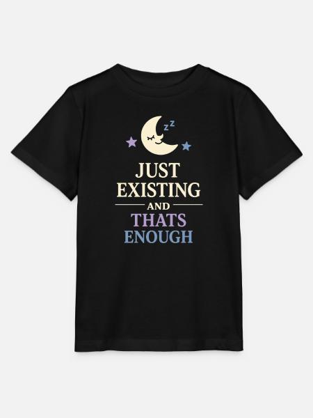 Existenzieller Humor, Nihilismus, Humor, - Stanley/Stella Kinder T-Shirt MINI CREATOR  - Schwarz