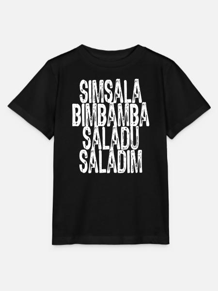 Simsalabimbambasaladusaladim - Stanley/Stella Kinder T-Shirt MINI CREATOR - Schwarz