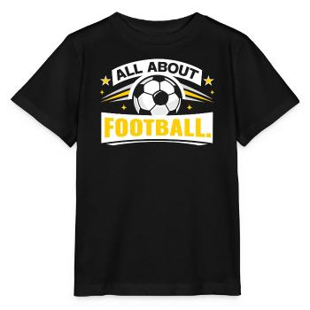 Alles rund um Fußball - Stanley/Stella Kinder T-Shirt MINI CREATOR  - Schwarz - Vorne - Mikhail (115cm)