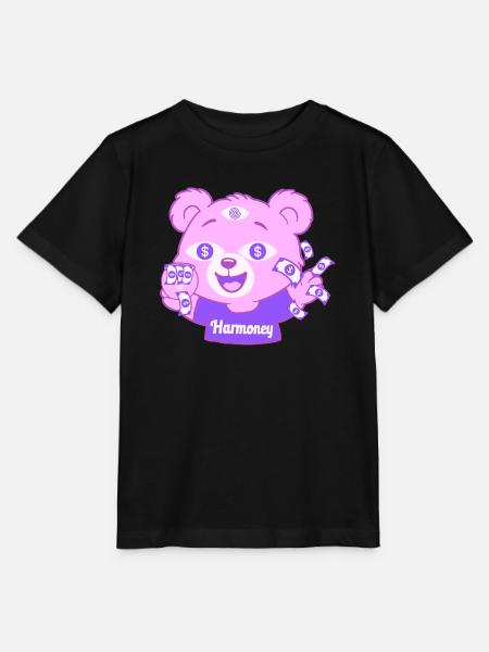 Harmoney Teddy - Stanley/Stella Kinder T-Shirt MINI CREATOR  - Schwarz