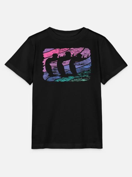 Artistic Swim Team Synchronschwimmen - Stanley/Stella Kinder T-Shirt MINI CREATOR - Schwarz