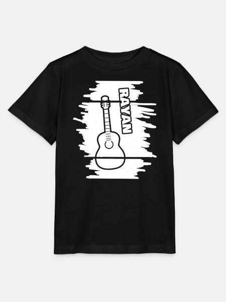 Gitarrenspielen Rayan - Stanley/Stella Kinder T-Shirt MINI CREATOR - Schwarz