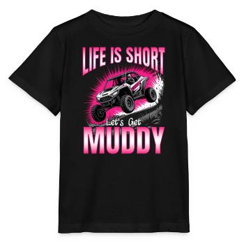 UTV Fille tout-terrain Femme 4 roues côte à côte - T-shirt bio MINI CREATOR Stanley/Stella Enfant - noir - Devant - Mikhail (115cm)