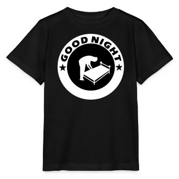 Bonne nuit Bonne nuit - T-shirt bio MINI CREATOR Stanley/Stella Enfant - noir - Devant - Mikhail (115cm)
