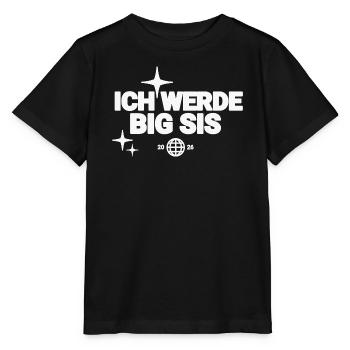 Ich Werde Big Sis - Stanley/Stella Kinder T-Shirt MINI CREATOR  - Schwarz - Vorne - Mikhail (115cm)