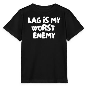 Lag ist mein schlimmster Feind - Stanley/Stella Kinder T-Shirt MINI CREATOR  - Schwarz - Vorne - Mikhail (115cm)