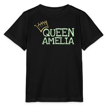 Amelia - Stanley/Stella Kinder T-Shirt MINI CREATOR  - Schwarz - Vorne - Mikhail (115cm)