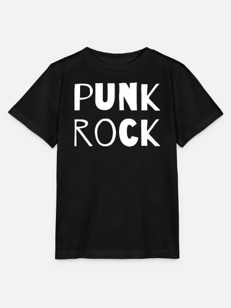 Punkrock Mutige Typografie - Stanley/Stella Kinder T-Shirt MINI CREATOR - Schwarz