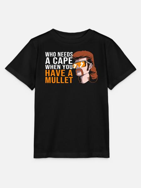 Mullet Haarschnitt Vokuhila - Stanley/Stella Kinder T-Shirt MINI CREATOR - Schwarz