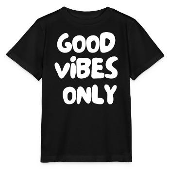 positive Energie - Stanley/Stella Kinder T-Shirt MINI CREATOR  - Schwarz - Vorne - Mikhail (115cm)