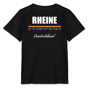 Rheine - Stanley/Stella Kinder T-Shirt MINI CREATOR  - Schwarz - Vorne - Mikhail (115cm)