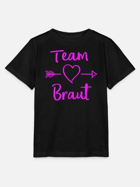 team_braut- - Stanley/Stella Kinder T-Shirt MINI CREATOR  - Schwarz