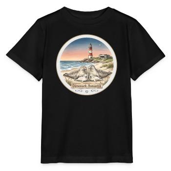 Dänemark - Romantik - Stanley/Stella Kinder T-Shirt MINI CREATOR  - Schwarz - Vorne - Mikhail (115cm)