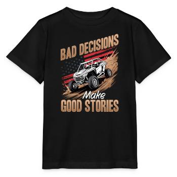 UTV Tout-Terrain Boy Men 4 Wheels Side by Side - T-shirt bio MINI CREATOR Stanley/Stella Enfant - noir - Devant - Mikhail (115cm)