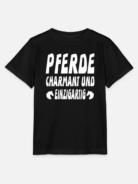 Pferde - Stanley/Stella Kinder T-Shirt MINI CREATOR  - Schwarz