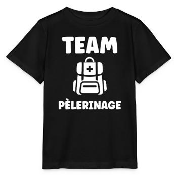 Pèlerinage  - T-shirt bio MINI CREATOR Stanley/Stella Enfant - noir - Devant - Mikhail (115cm)
