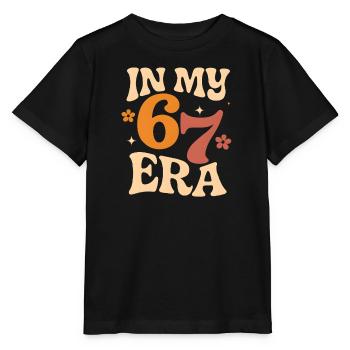 Dans mon mème d’humour italien de la pourriture cervementale de l’ère 67 des Six Sept - T-shirt bio MINI CREATOR Stanley/Stella Enfant - noir - Devant - Mikhail (115cm)