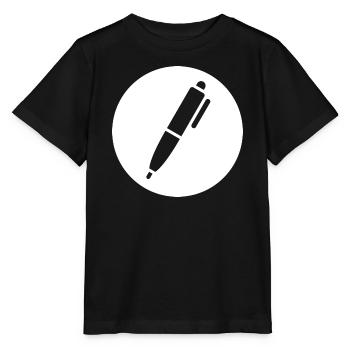Stift, Kugelschreiber - Stanley/Stella Kinder T-Shirt MINI CREATOR  - Schwarz - Vorne - Mikhail (115cm)
