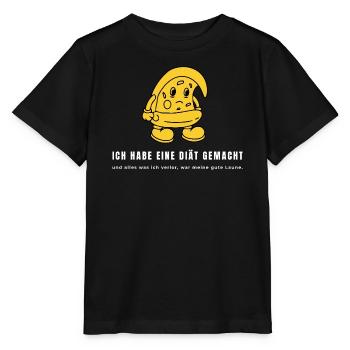 Ich habe eine Diät gemacht - Lustiger Spruch Diät  - Stanley/Stella Kinder T-Shirt MINI CREATOR  - Schwarz - Vorne - Mikhail (115cm)