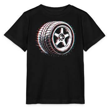 Réglage de pneus de voiture Conception du drift en sport automobile - T-shirt bio MINI CREATOR Stanley/Stella Enfant - noir - Devant - Mikhail (115cm)