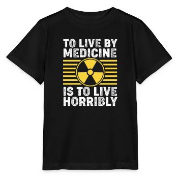 Radiologie Nuklear Atom Nuklearmedizin - Stanley/Stella Kinder T-Shirt MINI CREATOR  - Schwarz - Vorne - Mikhail (115cm)