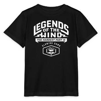 Légendes du Vent - T-shirt bio MINI CREATOR Stanley/Stella Enfant - noir - Devant - Mikhail (115cm)