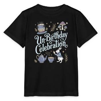"Ungeburtstag" Teeparty Wunderland Geburtstag - Stanley/Stella Kinder T-Shirt MINI CREATOR  - Schwarz - Vorne - Mikhail (115cm)