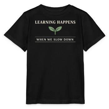 Mère Montessori, parentalité douce, pleine conscience - T-shirt bio MINI CREATOR Stanley/Stella Enfant - noir - Devant - Mikhail (115cm)