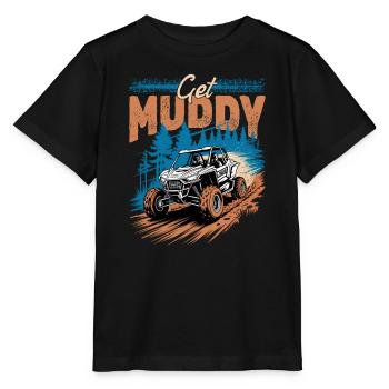 UTV Off Road 4 Wheeler Side by side - Stanley/Stella Kinder T-Shirt MINI CREATOR  - Schwarz - Vorne - Mikhail (115cm)