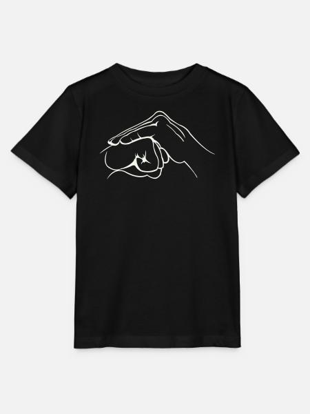 Hände Faust - Stanley/Stella Kinder T-Shirt MINI CREATOR  - Schwarz