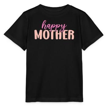 Mère heureuse - T-shirt bio MINI CREATOR Stanley/Stella Enfant - noir - Devant - Mikhail (115cm)