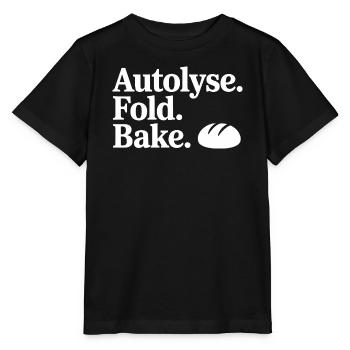 Brotkunst Autolyse Falten Backen - Stanley/Stella Kinder T-Shirt MINI CREATOR  - Schwarz - Vorne - Mikhail (115cm)