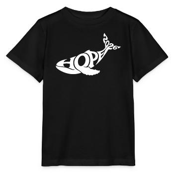 HOPE der Wal - Stanley/Stella Kinder T-Shirt MINI CREATOR  - Schwarz - Vorne - Mikhail (115cm)