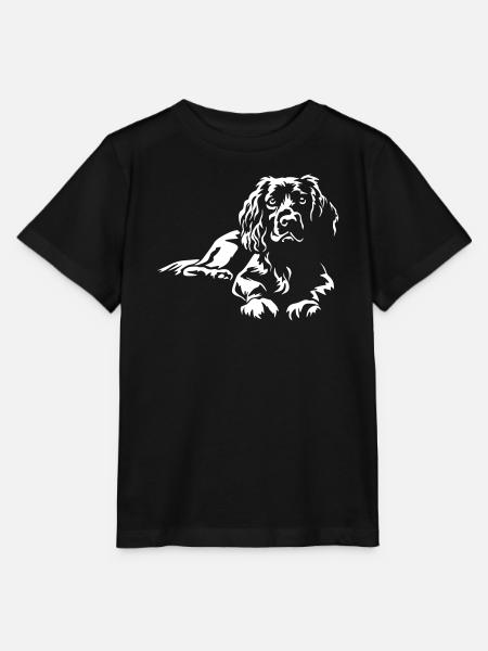 Boykin Spaniel "Black Edition" - Stanley/Stella Kinder T-Shirt MINI CREATOR - Schwarz