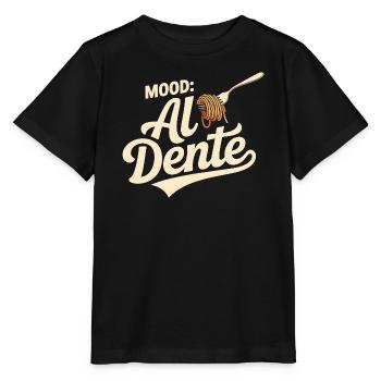 Al Dente Mood | Pasta Saying - Stanley/Stella MINI CREATOR Kids’ T-Shirt - black - Front - Mikhail (115cm)