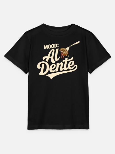 Al Dente Mood | Pasta Spruch - Stanley/Stella Kinder T-Shirt MINI CREATOR - Schwarz