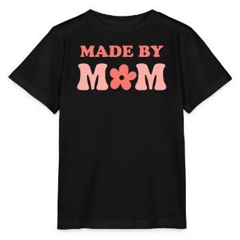 Hergestellt von MoM Floral-Logo - Stanley/Stella Kinder T-Shirt MINI CREATOR  - Schwarz - Vorne - Mikhail (115cm)