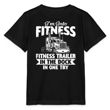 Fitness Truck Dock Challenge Trucker - Stanley/Stella MINI CREATOR Kids’ T-Shirt - black - Front - Mikhail (115cm)