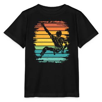 Boulderer Boulder Bouldering - Stanley/Stella MINI CREATOR Kids’ T-Shirt - black - Front - Mikhail (115cm)