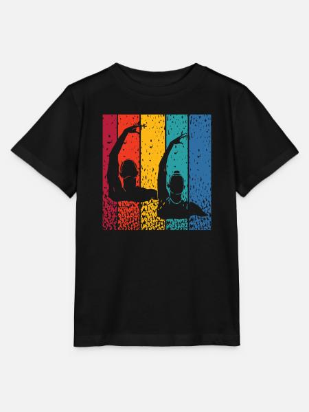 Artistic Swim Team Synchronschwimmen - Stanley/Stella Kinder T-Shirt MINI CREATOR  - Schwarz